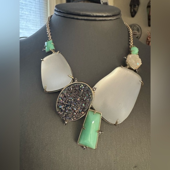 Alexis Bittar Multi-stone Statement Necklace - Picture 1 of 8